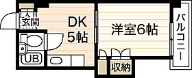 メゾンうえだ  ｜ 広島県広島市西区大芝1丁目（賃貸マンション1DK・4階・22.68㎡） その2