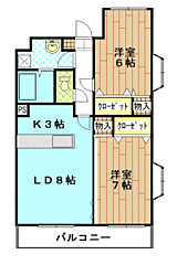 物件の間取り