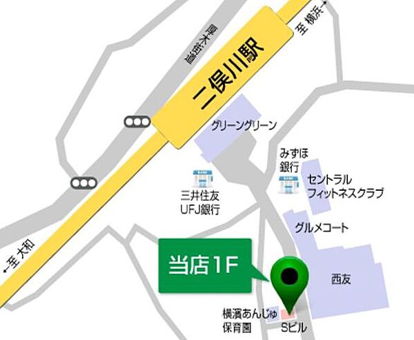 神奈川県横浜市戸塚区前田町 賃貸マンション 1階 地図