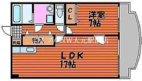 岡山県岡山市北区鹿田本町（賃貸マンション1LDK・4階・57.40㎡） その2