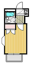 [間取] 出窓のある角部屋、ロフトに天井の明り取りが特徴です