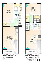 すまいる22番館(Bタイプ) 1F/107 ｜ 宮城県亘理郡亘理町逢隈高屋字道下83-2（賃貸アパート1LDK・1階・40.40㎡） その2