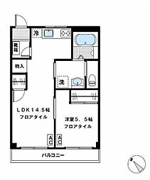 ソレイユ 1LDKの間取図画像