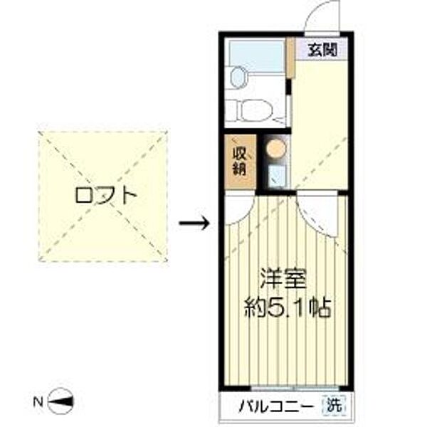 レオパレスクワバラ 101｜神奈川県川崎市多摩区南生田6丁目(賃貸アパート1K・1階・14.70㎡)の写真 その2