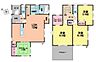 間取り：【新築未入居】■2号棟■4ＬＤＫ＋書斎＋ウォークインクローゼット■間取りは収納豊富な4LDK+書斎です■小学校まで徒歩3分で通学安心です■近隣に商業施設が充実しています