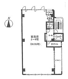 長谷部第10ビルの間取図画像