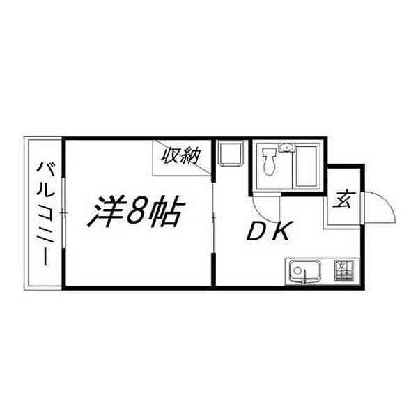 静岡県浜松市中央区北島町(賃貸マンション1DK・2階・25.92㎡)の写真 その2