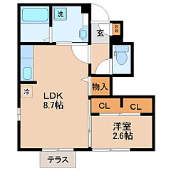 物件の間取り