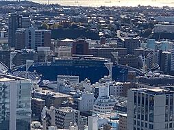 [周辺] バルコニーから見た横浜スタジアム