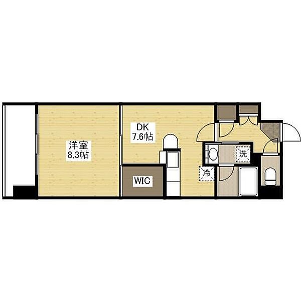 フラットリア春日 ｜広島県福山市春日町1丁目(賃貸マンション1DK・3階・38.66㎡)の写真 その2