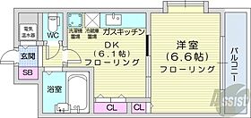 北海道札幌市中央区南二条東3丁目（賃貸マンション1DK・3階・29.62㎡） その2