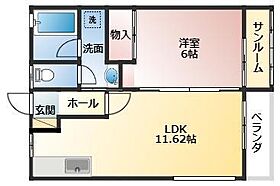 サンベールＫ 103 ｜ 青森県八戸市下長8丁目（賃貸アパート1LDK・1階・45.75㎡） その2