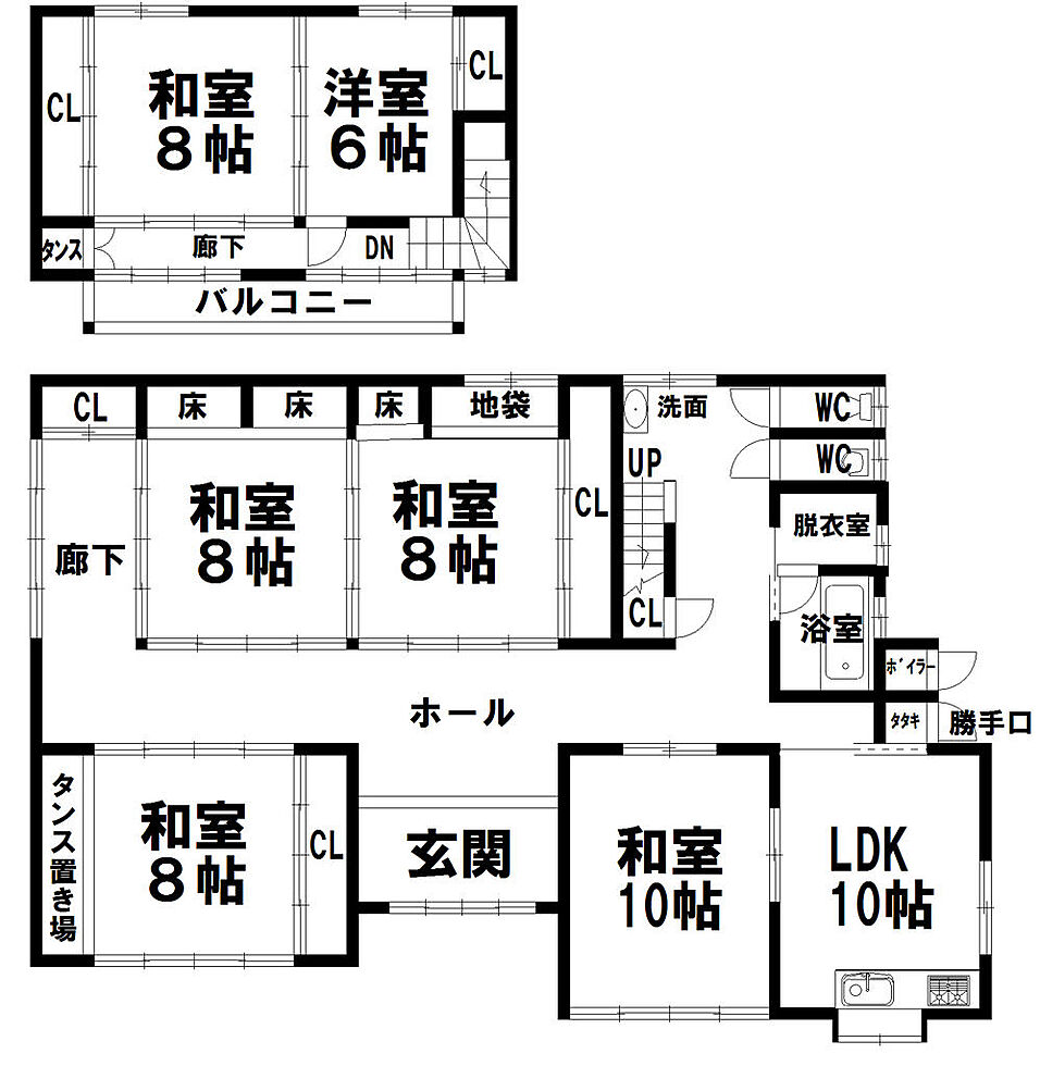 ホームズ でお部屋探し 山本郡三種町森岳字街道東 6ldk 賃料6 9万円 180 35 賃貸一戸建て住宅情報 物件番号 取扱い不動産会社 新井建物管理有限会社