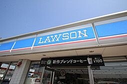 [周辺] ローソン鶴瀬駅西口店(コンビニ)まで206m