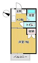 フィオリーナ 101 ｜ 山口県下関市武久町１丁目（賃貸アパート1K・1階・23.14㎡） その2