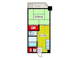 わらびマンション 9F ｜ 埼玉県川口市芝新町（賃貸マンション1DK・10階・24.53㎡） その2