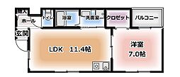 間取図画像 1LDK