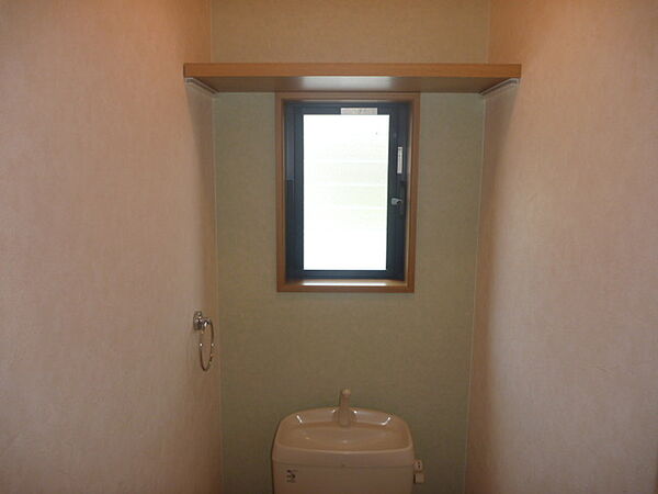 画像20:トイレ上部に便利な棚あり（同物件他部屋画像）