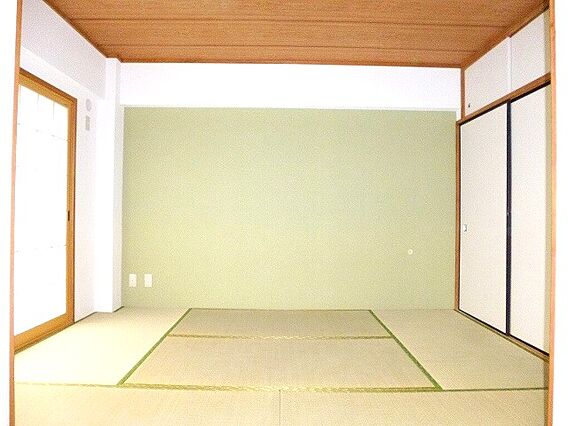 癒される和室で...
