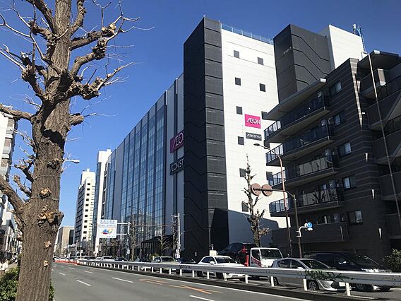マンションから...