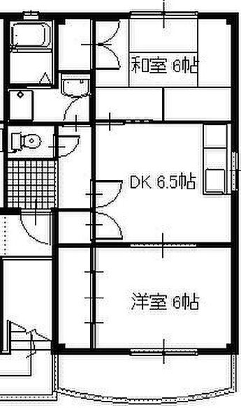 グリシーナ　Ａ棟 Ａ－２０３号｜愛知県豊橋市花田町字中ノ坪(賃貸アパート2DK・2階・45.33㎡)の写真 その2