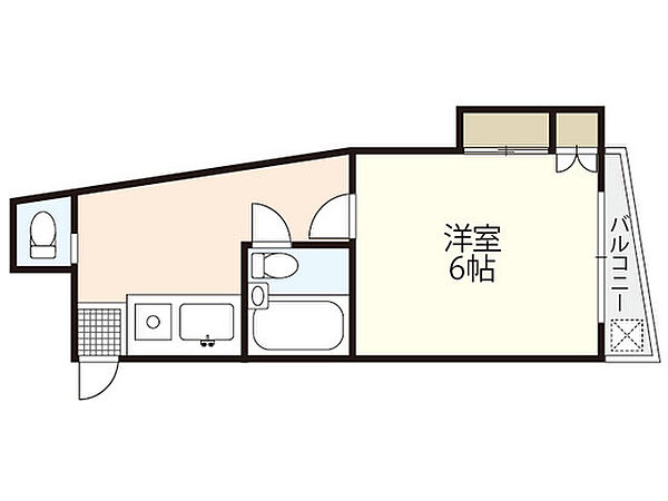 オラシオンビル ｜広島県広島市西区東観音町(賃貸マンション1K・4階・21.00㎡)の写真 その2