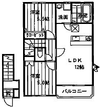 ブライトリーＲ 201 ｜ 大分県豊後高田市来縄夏目（賃貸アパート2LDK・2階・56.03㎡） その2