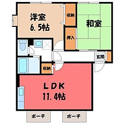🉐敷金礼金0円！🉐東北本線 宇都宮駅 徒歩31分