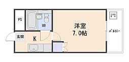 グリーンヒル山田 1Kの間取図画像