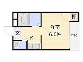 京阪プリンスマンション  ｜ 大阪府寝屋川市萱島南町6-20（賃貸マンション1K・2階・20.00㎡） その2