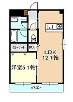 岡山県岡山市北区奥田１丁目5-3（賃貸マンション1LDK・4階・40.12㎡） その2