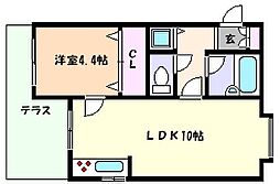 ソレイユ甲南 2階/-