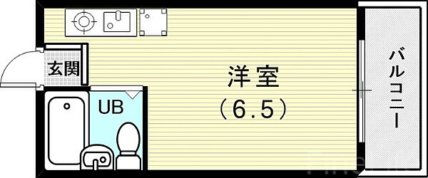 サニーパレス平磯 ｜兵庫県神戸市垂水区平磯2丁目(賃貸マンション1K・3階・15.66㎡)の写真 その2