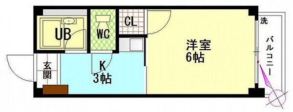 ビレッジ中央 ｜広島県広島市佐伯区五日市中央2丁目(賃貸マンション1K・5階・18.90㎡)の写真 その2