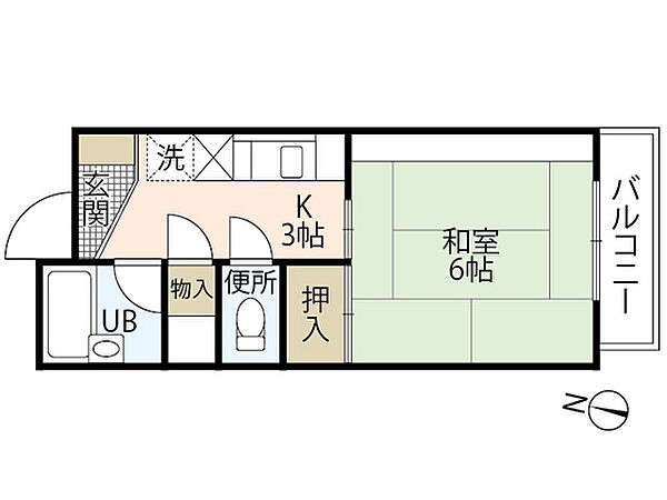 八百金ビル ｜広島県広島市中区本通(賃貸マンション1K・3階・24.30㎡)の写真 その2