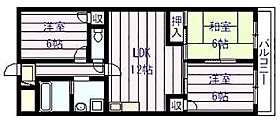 PARASHION 旭ヶ丘  ｜ 大阪府柏原市旭ケ丘２丁目（賃貸マンション3LDK・1階・63.00㎡） その2