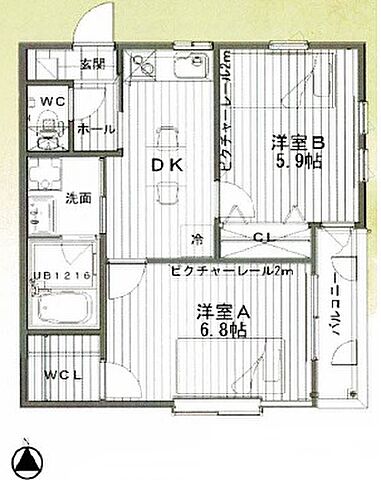 ホームズ フランスボワーズ豊中 2dk 賃料7 9万円 2階 40 4 賃貸マンション住宅情報