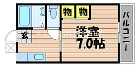 アメニティハイツA  ｜ 岡山県総社市中央4丁目（賃貸アパート1K・2階・23.77㎡） その2