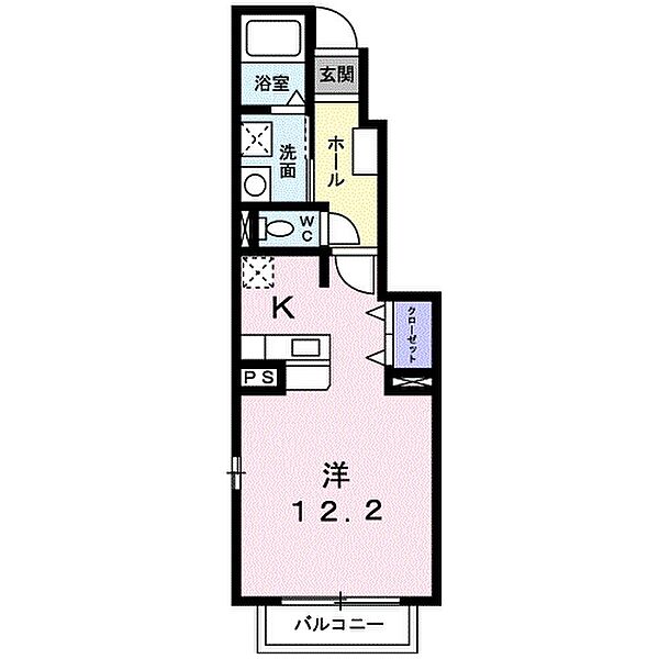 ガーデンヴィラC 103｜愛媛県西条市大町(賃貸アパート1R・1階・35.18㎡)の写真 その3