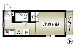 ドルフ・砧 1Kの間取図画像