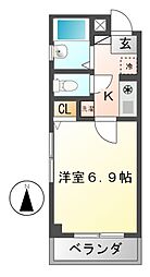 間取図画像 1K