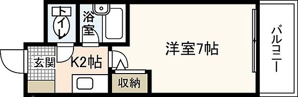 フォレスト中央 ｜広島県広島市佐伯区五日市中央3丁目(賃貸マンション1K・4階・20.52㎡)の写真 その2