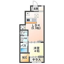 ディア　ベルジュ 105 ｜ 栃木県下野市柴（賃貸アパート1LDK・1階・36.48㎡） その2