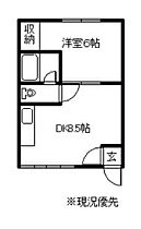 メモリアルパークＮＡＫＡＭＵＲＡ 202 ｜ 北海道名寄市大通北9丁目582-22（賃貸アパート1DK・2階・28.35㎡） その2