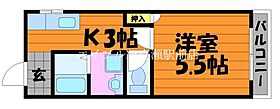 プチパール  ｜ 岡山県倉敷市上東（賃貸アパート1K・2階・23.04㎡） その2