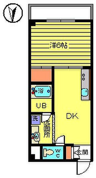 コースタルマンション ｜東京都江戸川区西葛西６丁目(賃貸マンション1DK・1階・30.37㎡)の写真 その2