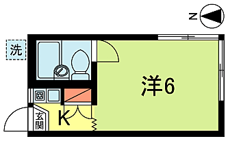 東京都杉並区本天沼２丁目(賃貸アパート1K・2階・14.87㎡)の写真 その2