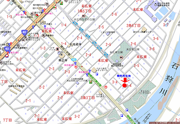 リバーサイド秋月橋 3-201｜北海道旭川市末広東三条４丁目(賃貸アパート2LDK・2階・46.17㎡)の写真 その21