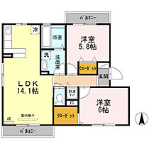 ルミエール西古室  ｜ 大阪府藤井寺市西古室１丁目（賃貸マンション2LDK・3階・60.95㎡） その2