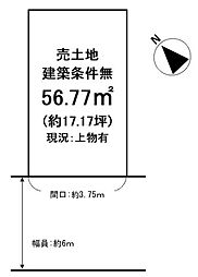 売土地（建築条件無し）